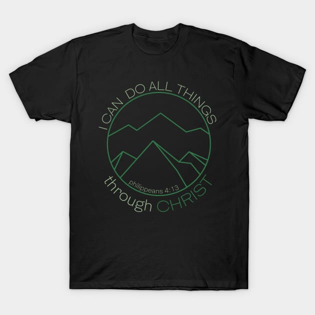 LDS Youth Theme 2023 All Things Through Christ T-Shirt by MalibuSun
